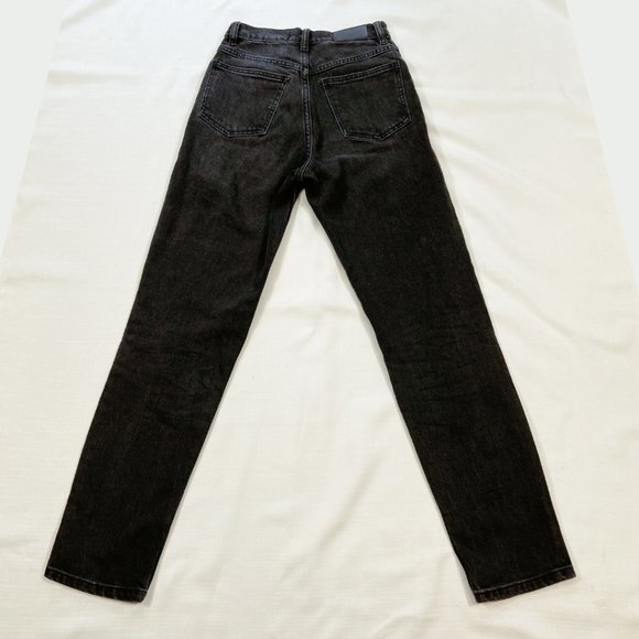 Mango Mom Jeans Dark Denim Sz 1 - Picture 3 of 12